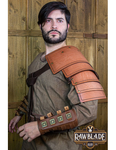Brazal tipo gladiador en cuero, 1 unidad