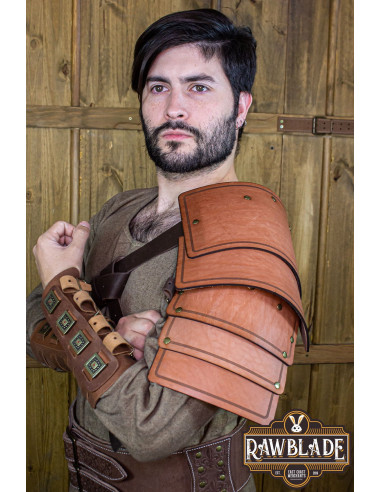 Brazal tipo gladiador en cuero, 1 unidad