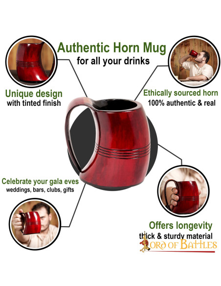 Jarra vikinga para beber modelo Tankard