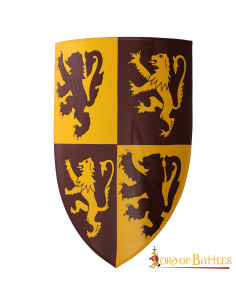 Owain Glyndwr walisisk emblem med frodigt løveprint