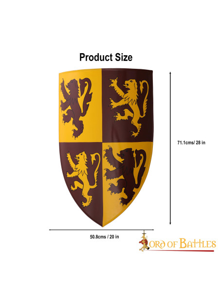 Escudo galés Owain Glyndwr con...