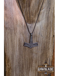 Colgante martillo vikingo Thor - Plateado