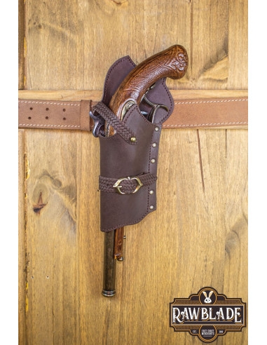 Jack Rackham Pistool Baldric Links - Bruin