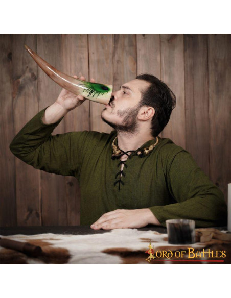 Cuerno para Beber con Diseños...