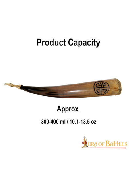 Keltisk knude drikkehorn