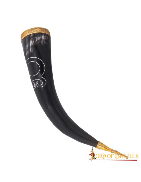 Cuerno vikingo para beber modelo Cruz... Cuerno vikingo para beber modelo Cruz...
