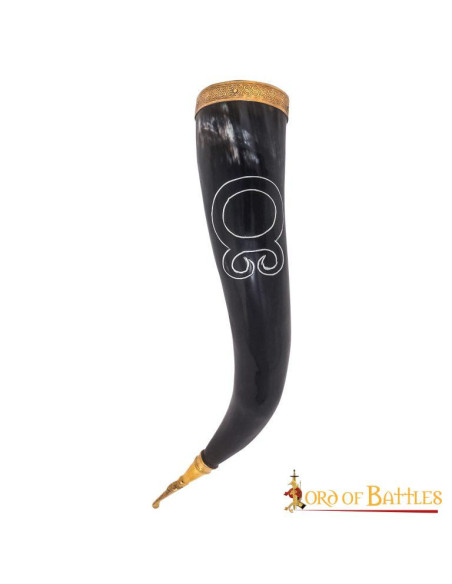 Vikinge drikkehorn Cross Troll model