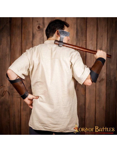 Brazaletes medieval de cuero genuino... Brazaletes medieval de cuero genuino...