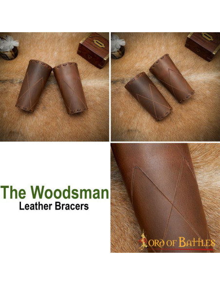 Armbånd til LARP og Cosplay Woodsman...