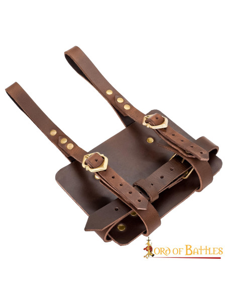 Leren agendahouder om aan een riem te...