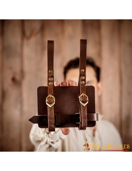 Leren agendahouder om aan een riem te...