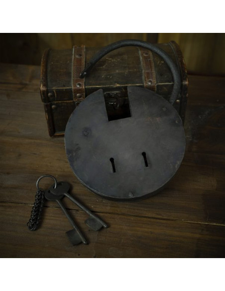 Håndsmedet jern hængelås til Dungeon