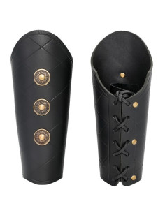 Schwarze mittelalterliche Armbänder mit Flats 2