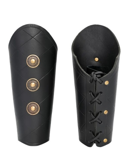 Zwarte middeleeuwse armbanden met flats