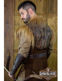 Cuera larga halcón Jerkin, estilo vikingo