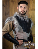 Cuera larga Búho Jerkin, estilo vikingo