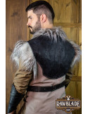 Cuera larga Búho Jerkin, estilo vikingo