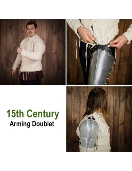 Jubón funcional color crudo s. XV,...