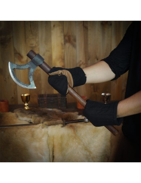 Zwarte katoenen gewatteerde...