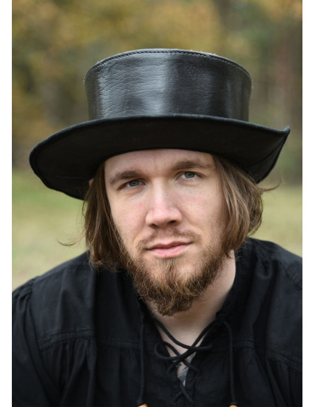 Sombrero medieval de cuero Doctor Peste