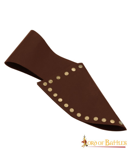 Tahalí pirata de cuero para mano derecha