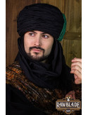 Vaishir tulband - zwart en groen