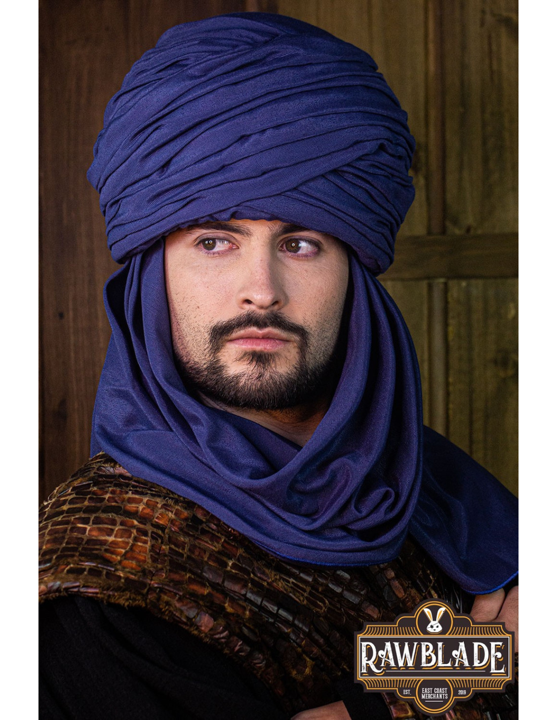Hamtar Arabischer Turban – Blau ⚔️ Tienda-Medieval