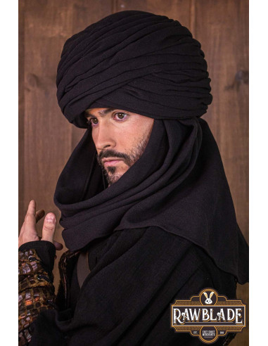 Arabische Hamtar Tulband - Zwart