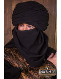 Arabische Hamtar Tulband - Zwart