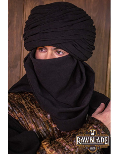 Arabische Hamtar Tulband - Zwart