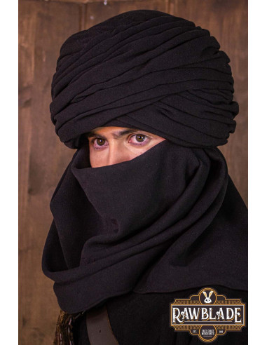 Arabische Hamtar Tulband - Zwart