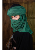 Arabische Azraq tulband-zwart en groen