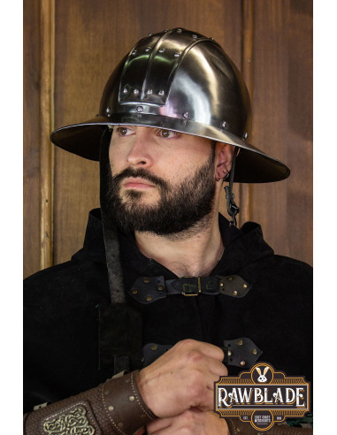Casco medieval europeo Kettle