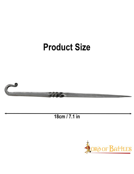 Handgeschmiedeter Wikinger-Gabelspieß