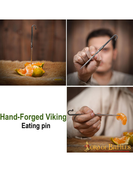 Handgesmede Viking vork-spies