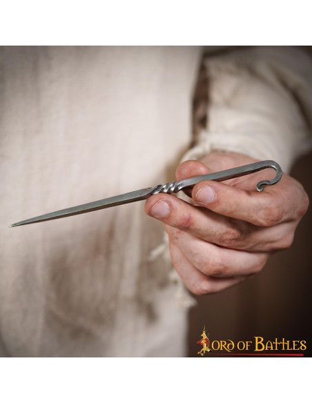 Handgeschmiedeter Wikinger-Gabelspieß