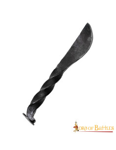 Rustikales mittelalterliches Messer, von Hand geschmiedet