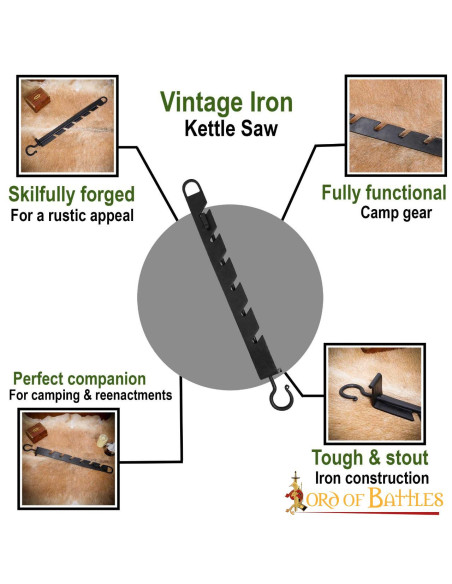 Haak om de hoogte van ketels op het...