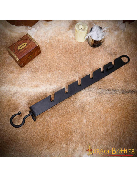 Haak om de hoogte van ketels op het...