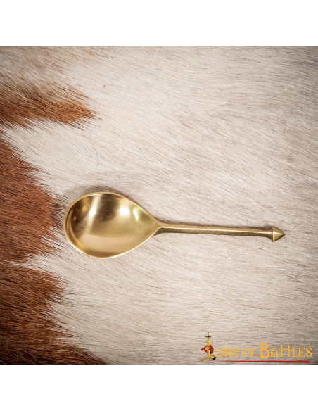 Set 2 cucharas romanas en latón (14 cm.)