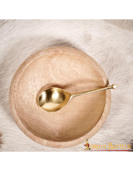 Set 2 cucharas romanas en latón (14 cm.)