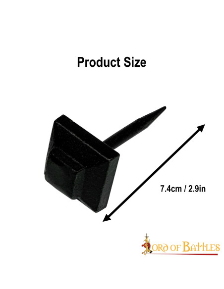 Set 5 mittelalterliche geschmiedete...