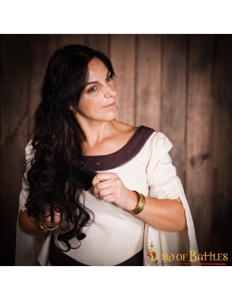 Peine medieval para mujer en cuerno...