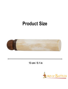 Cajita porta agujas de hueso 2