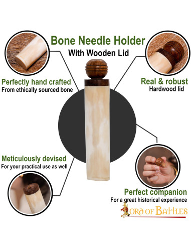 Knogle nåleholder boks