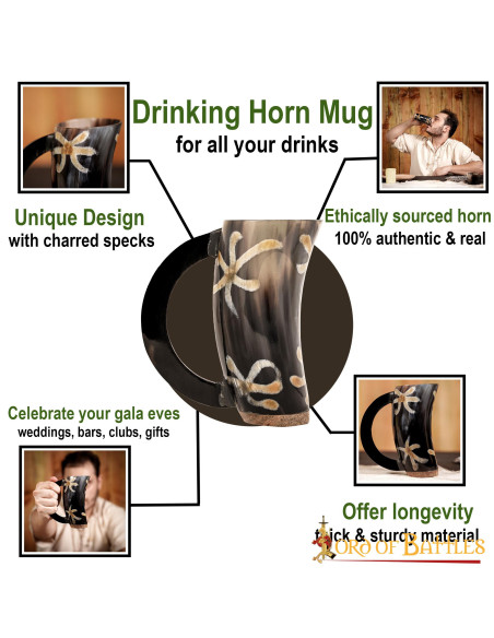 Viking os hoorn bierpul