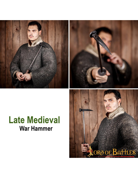 mittelalterlicher Kriegshammer, gotisch