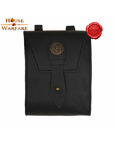 Bolsa medieval riñonera Arquero del Rey - Negra