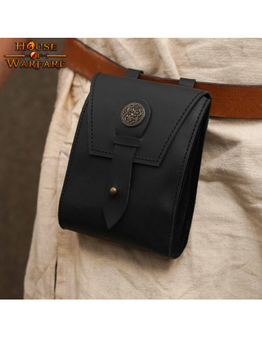 Bolsa medieval riñonera Arquero del Rey - Negra
