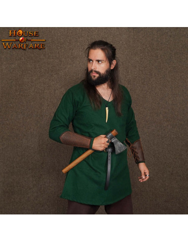 Brazaletes Vikingos Rey Haakon en marrón oscuro